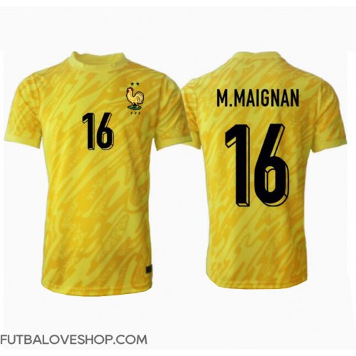 Dres Francúzsko Mike Maignan #16 Brankarsky Domáci ME 2024 Krátky Rukáv